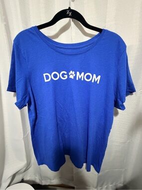 2 Dog T shirts in Blue-XL